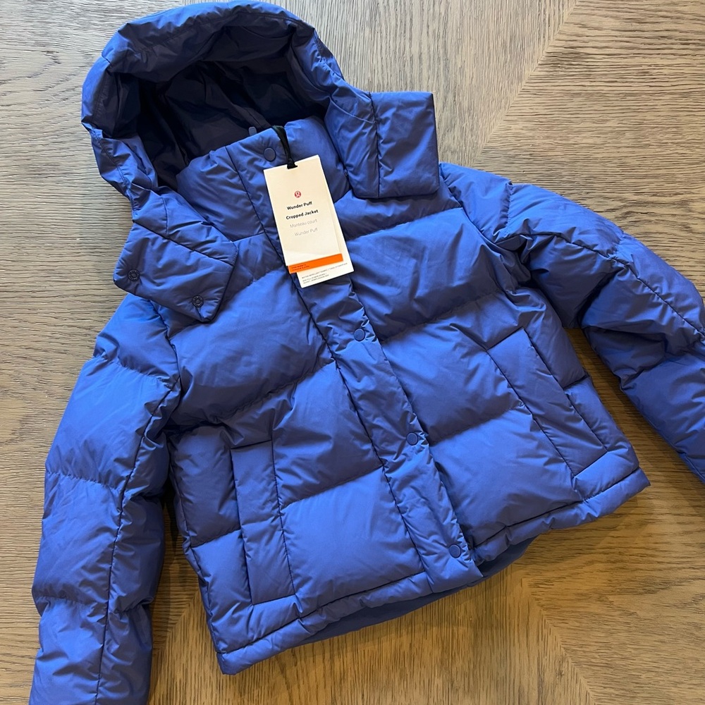 Lululemon Wunder Puff Cropped Jacket- Psychic Size 4